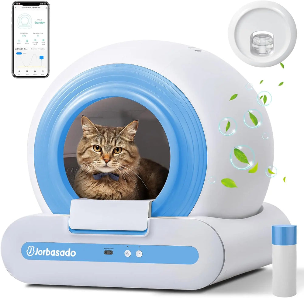 Self-Cleaning Litter Box with APP Control & Odor Removal