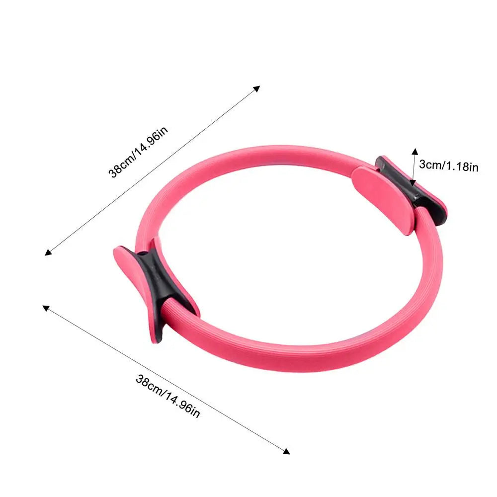 Yoga Fitness Ring Pilates for Toning Arms – Resistance Elasticity Exercise Ring for Women & Girls