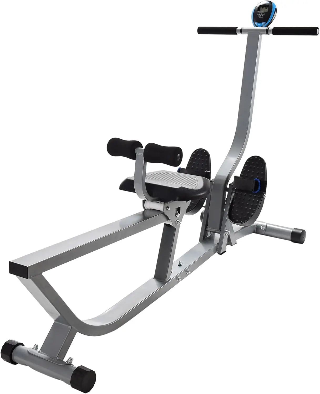 Hydraulic Rower Machine with Smart App & Adjustable Resistance for Home Gym