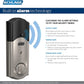 BE469ZP CAM 619 Smart Deadbolt with Alarm, Satin Nickel, Z-Wave Plus