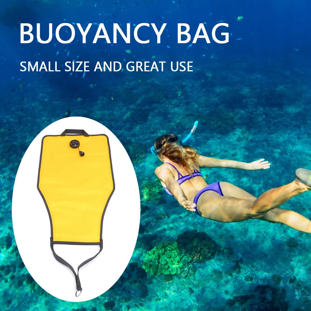 30lbs Scuba Diving Lift Bag with Dump Valve – Underwater Snorkeling Salvage & Flotation Gear