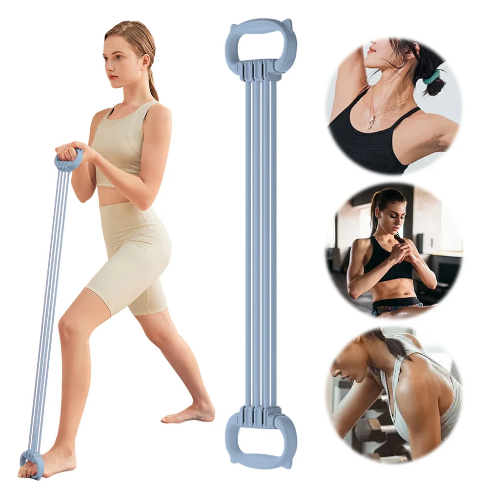 Stretch Strap Yoga Tensioner Elastic Belt for Shoulder & Back Practice