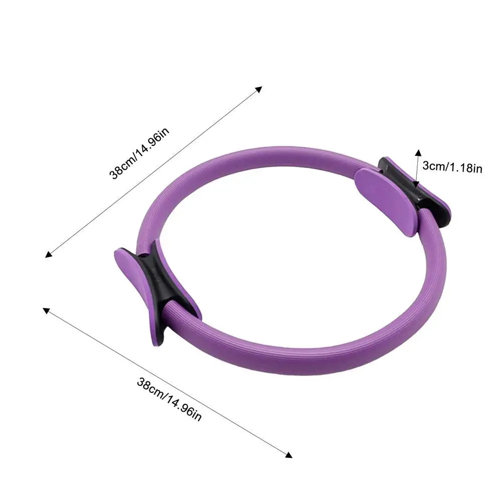 Yoga Fitness Ring Pilates for Toning Arms – Resistance Elasticity Exercise Ring for Women & Girls