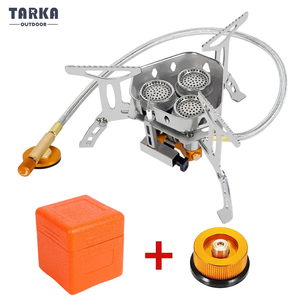 TARKA 3 Heads Gas Stove Folding Camping Burner 5800W