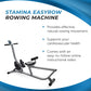 Hydraulic Rower Machine with Smart App & Adjustable Resistance for Home Gym