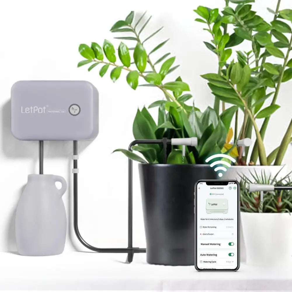 Smart WiFi Drip Irrigation System - Automatic Plant Watering Kit with App Control