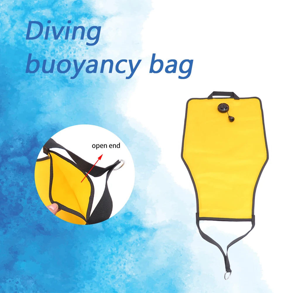 30lbs Scuba Diving Lift Bag with Dump Valve – Underwater Snorkeling Salvage & Flotation Gear