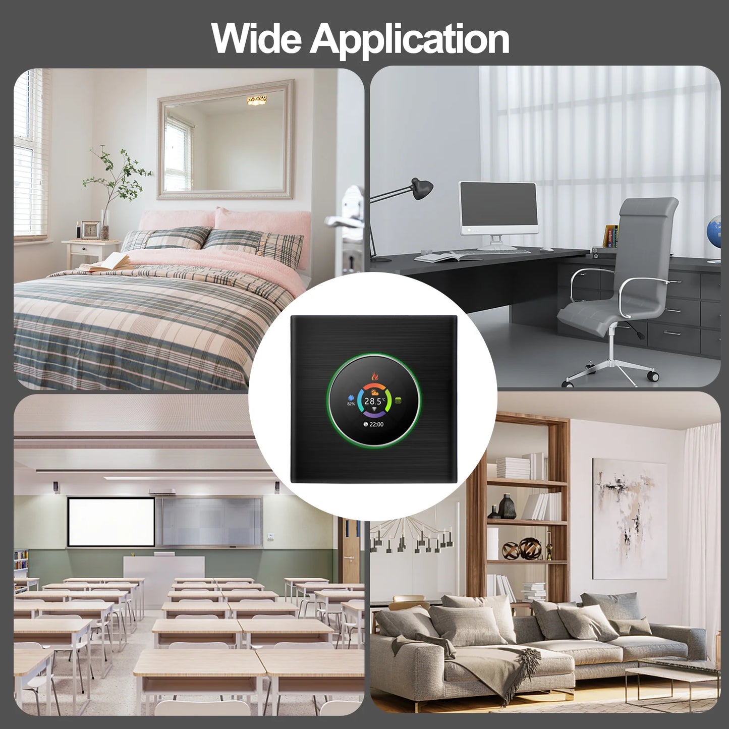 WiFi Smart Thermostat - Programmable Temperature Controller with App & Voice Control