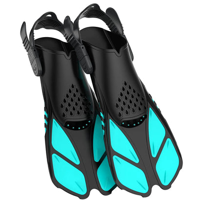 Adult Snorkeling Swim Fins - Comfortable & Lightweight Outdoor Sports Gear